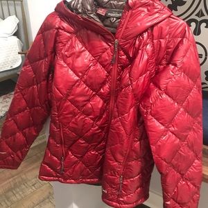 Montbell Alpine Light Down jacket, Red, Never worn